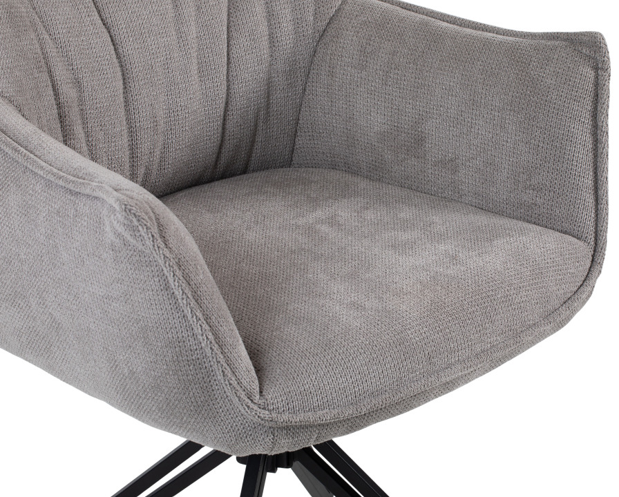 Diningsessel Ginosa light grey drehbar  ...